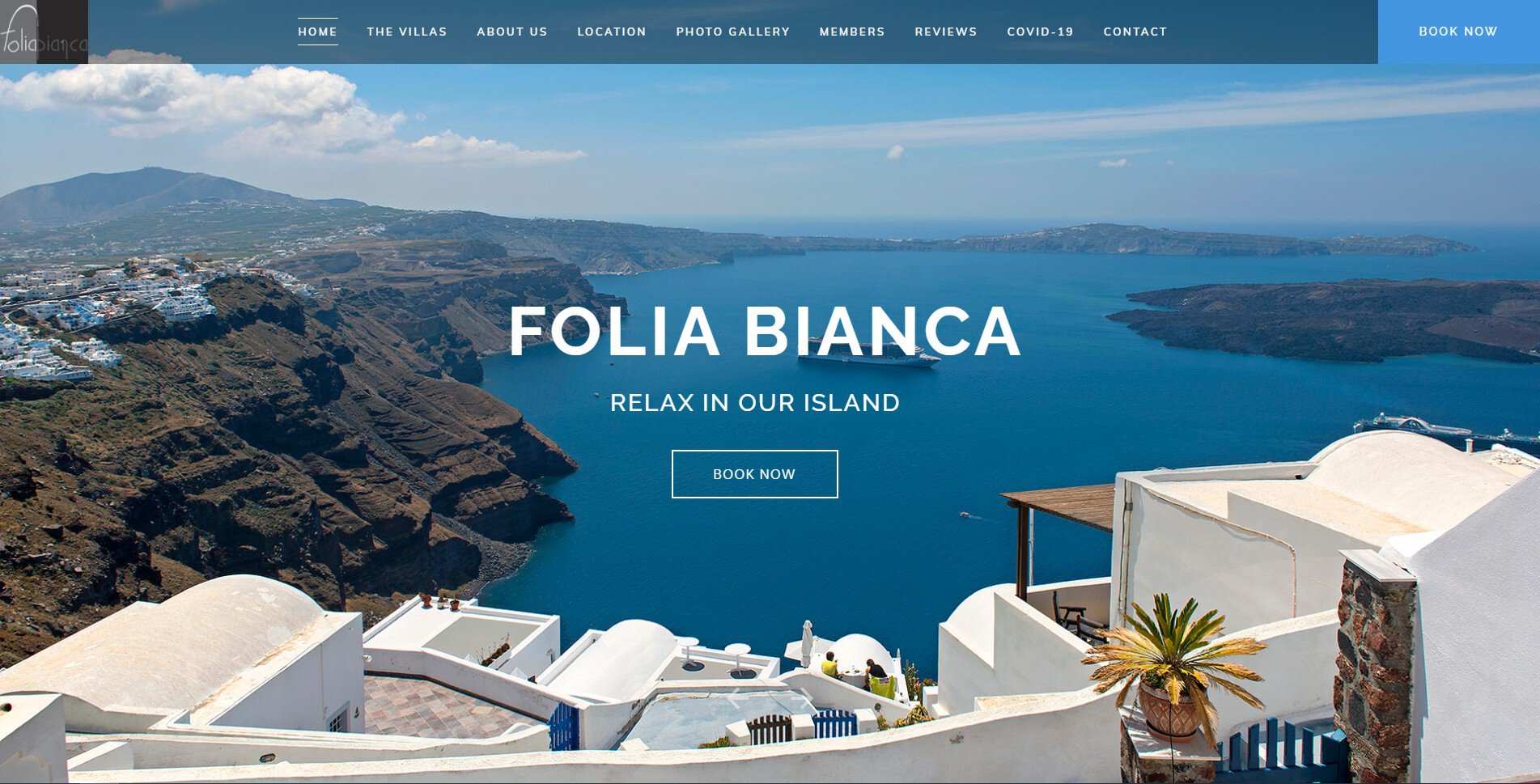 santorini folia bianca