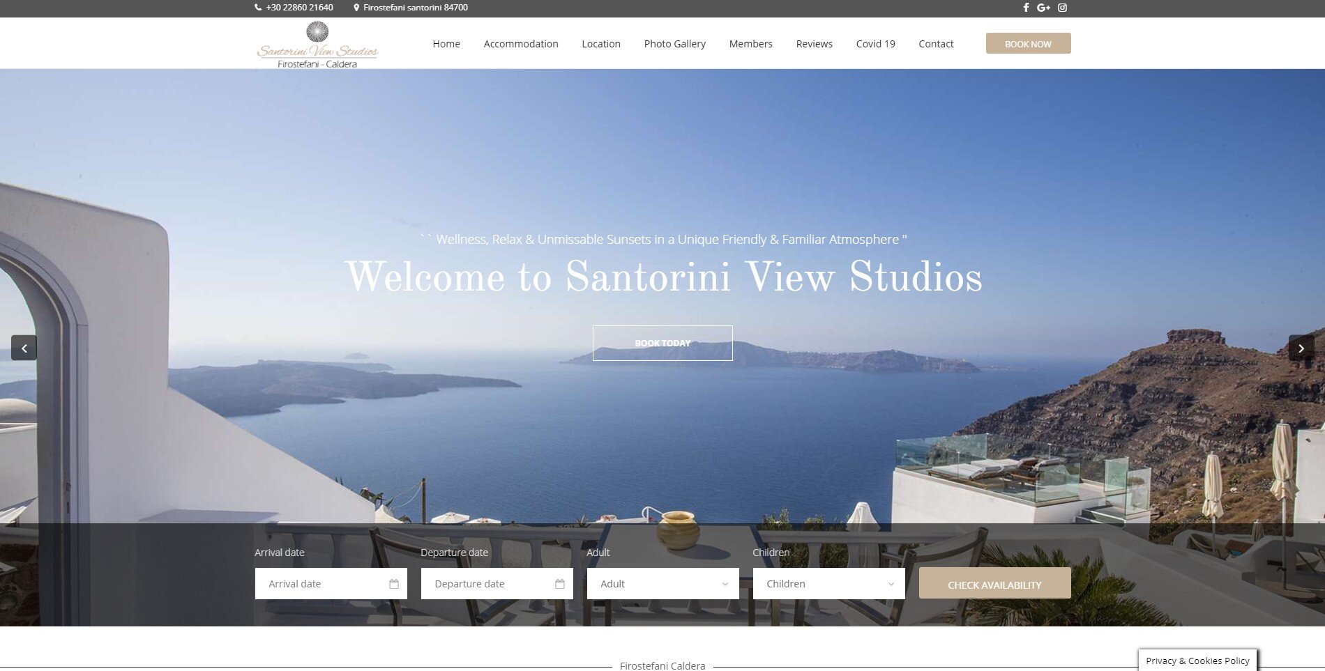 santorini view studios